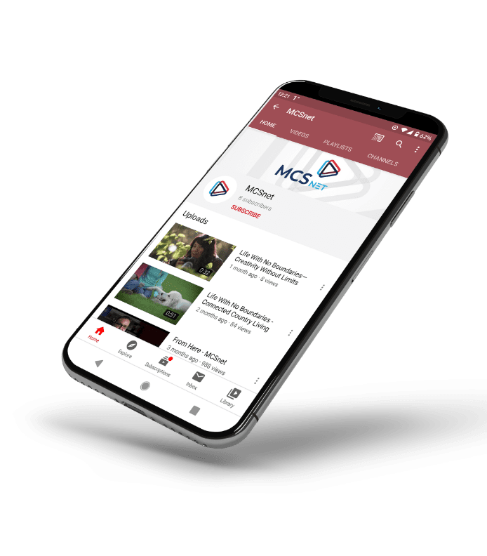 phone streaming youtube mcsnet wifi